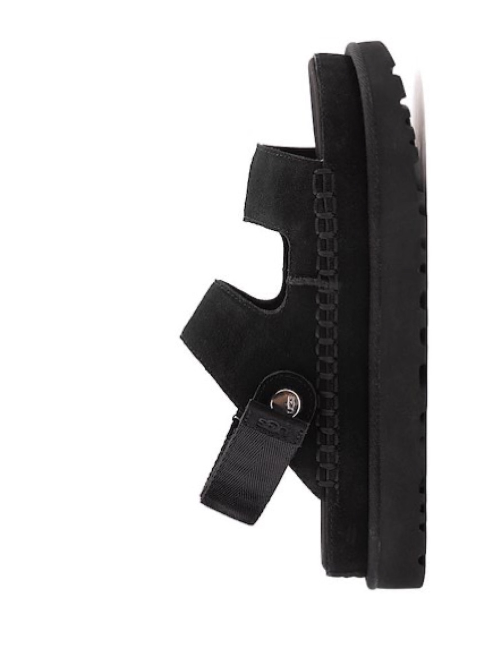 UGG Black Suede Sandals